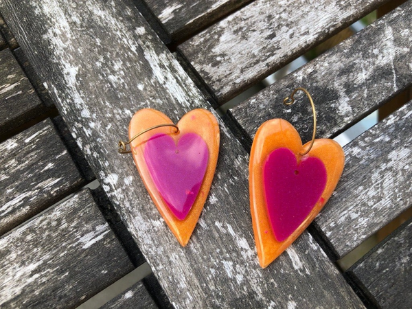 Oorbellen Amore Bicolore