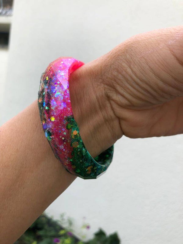 Armband Colors Purple-Green