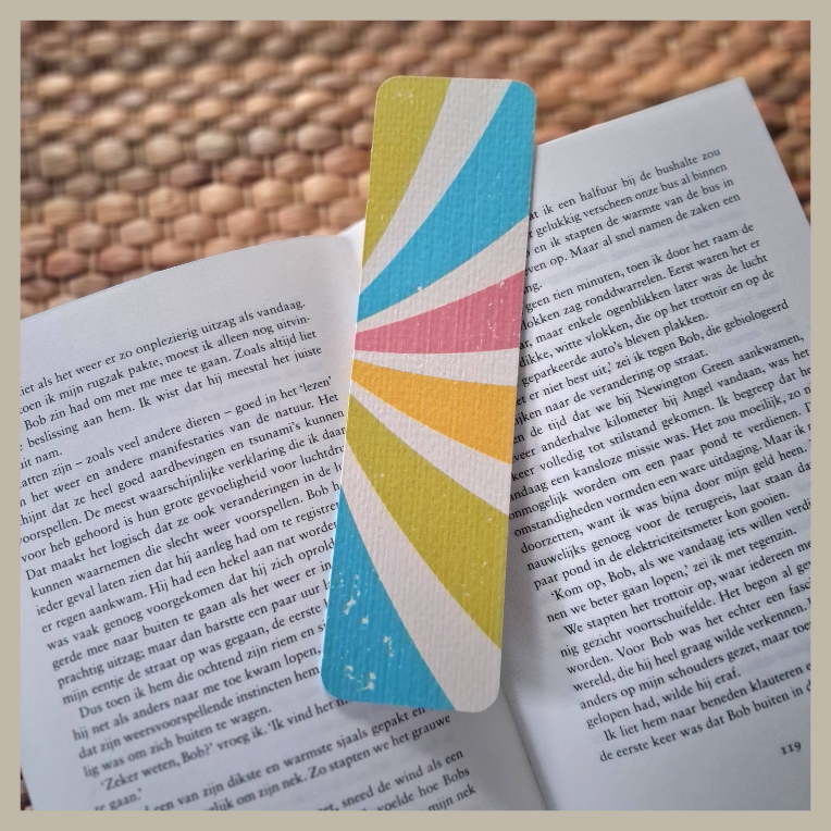 Boekenlegger 'rainbow'