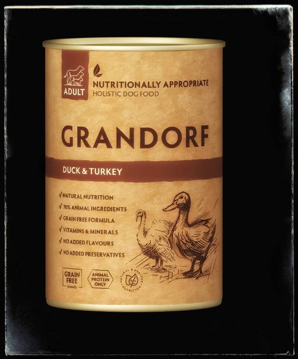 Grandorf vlees adult eend en kalkoen