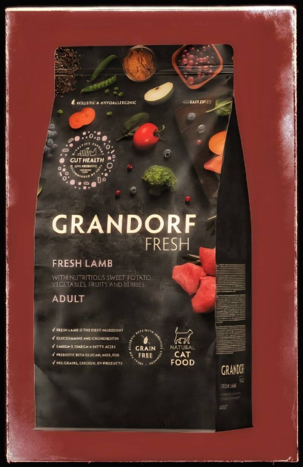 Grandorf Fresh kat adult Lam (graanvrij en probiotica)