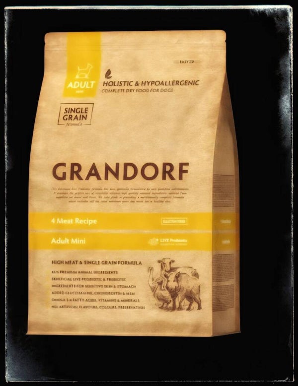 Grandorf mini adult 4 Meat (met probiotica)