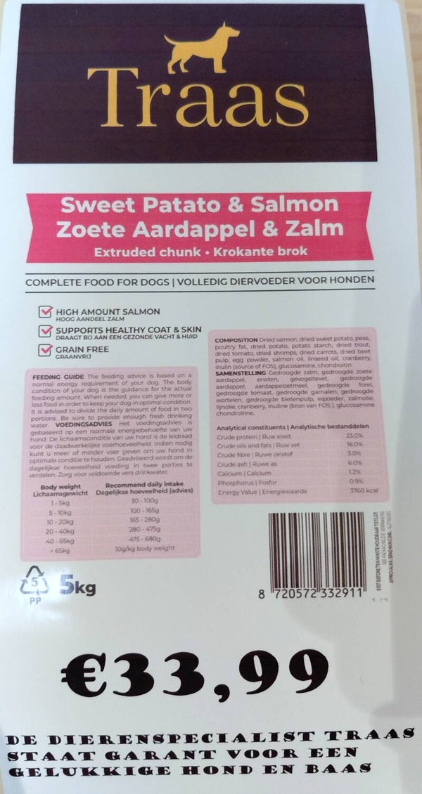 Traas Best Zalm en Zoete Aardappel