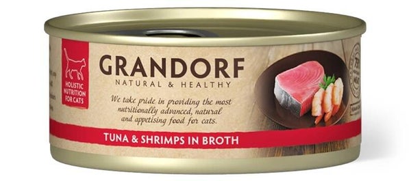 Grandorf natvoer Tonijnfilet en garnalen