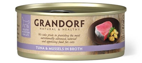 Grandorf natvoer Tonijnfilet en mosselen