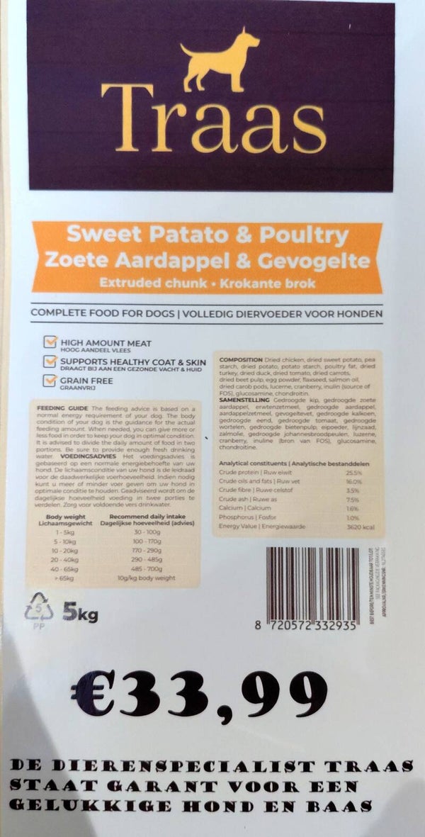 Traas Best Zoete Aardappel en Gevogelte