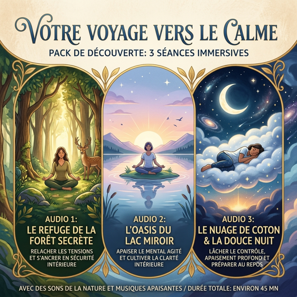 pack n°2 découverte: 3 audios (43 minutes)