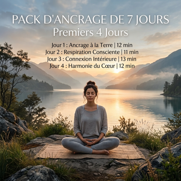 pack n°3 ancrage des 7 jours (4 premiers audios): 49 minutes