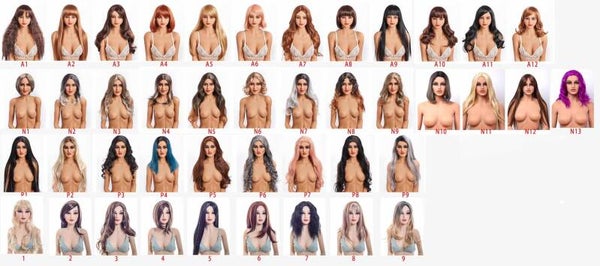 Exclusieve Eurodolls Pruiken