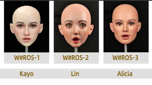 Pre - order - Irontech Soft Silicone Hoofden - Inclusief beweegbare kaak