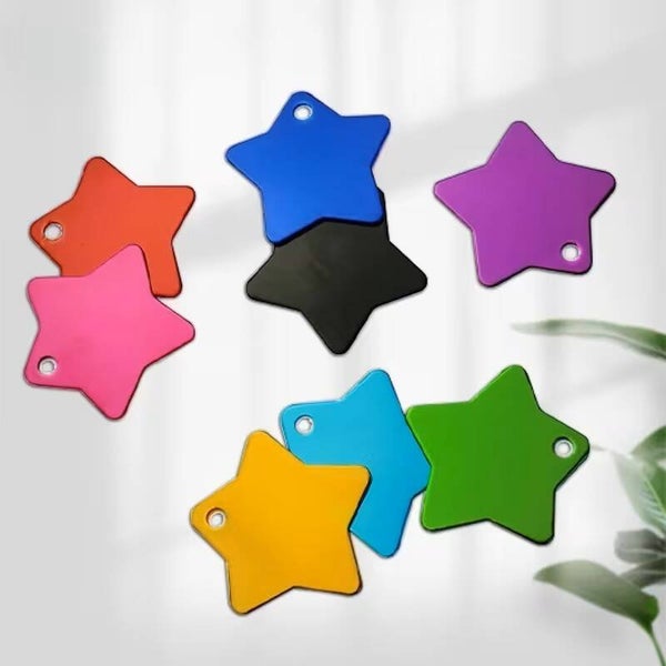 Huisdier ID Tags -  Stervormig (Kopie)