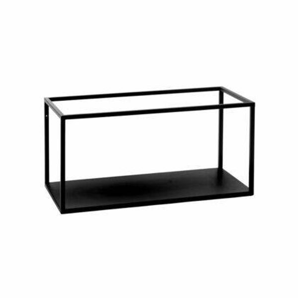 ESZENTIAL - rek uit metaal - L60 X W 30 X H 30,5 CM - zwart