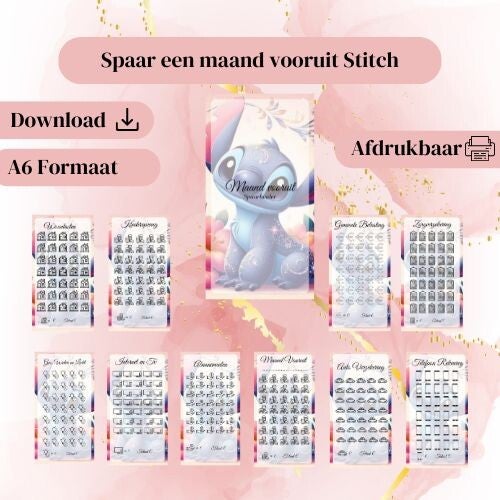 Maand Vooruit Stitch