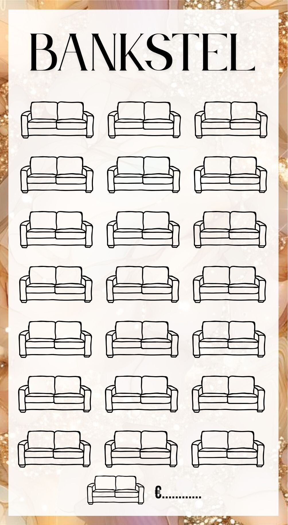 Bankstel Challenge A6 Formaat