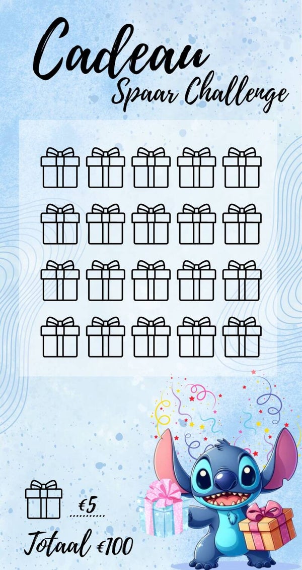 Cadeaus Spaar Challenge