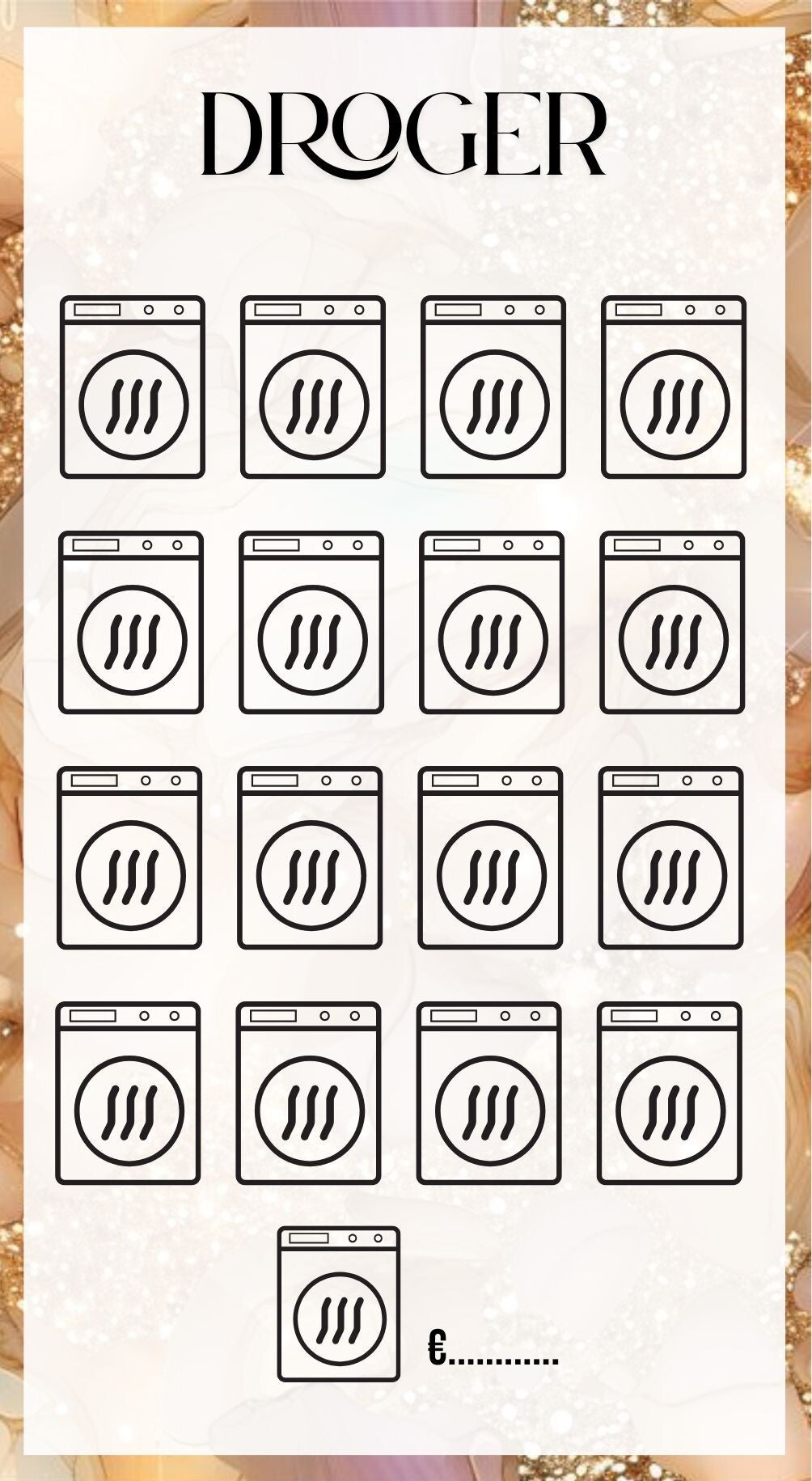 Droger Challenge  A6 Formaat