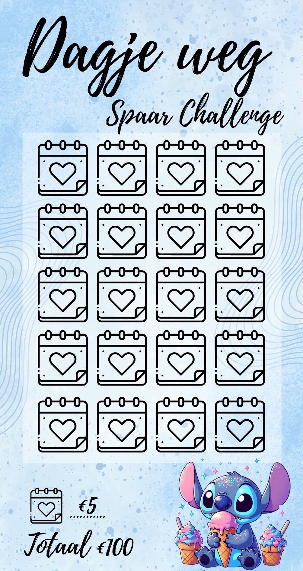 Dagje weg Spaar Challenge