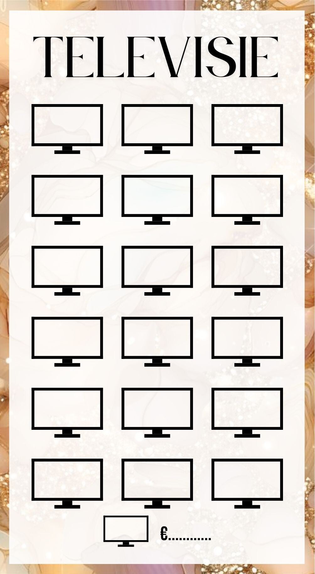 Televisie Challenge A6 Formaat