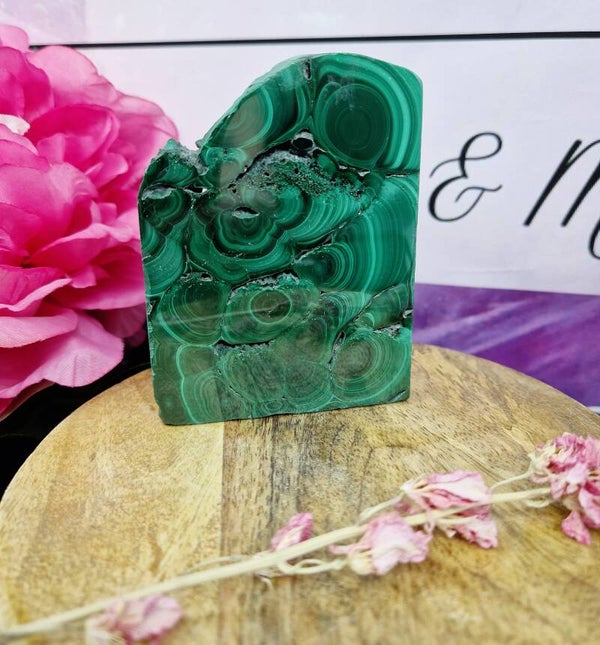 Plaque en Malachite