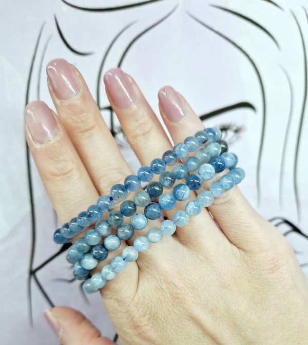 Bracelet en Aigue Marine Protection des Voyageurs