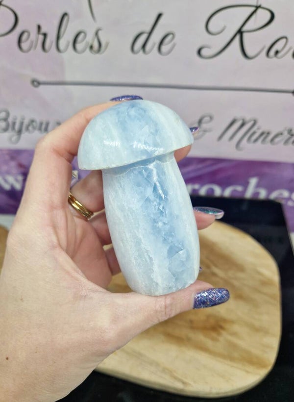 Champignon de Calcite Bleue