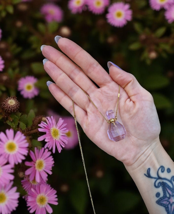 Sautoir parfum en Améthyste