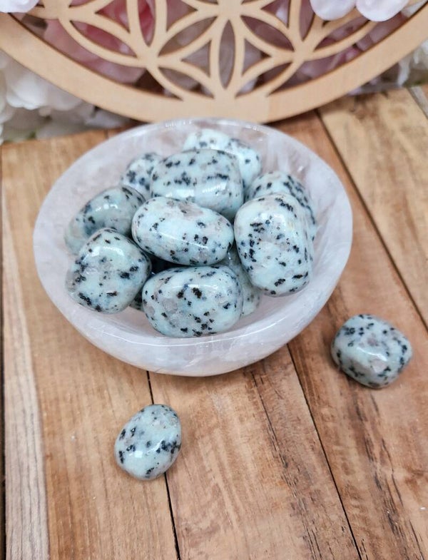 Pierre roulée de Jaspe kiwi