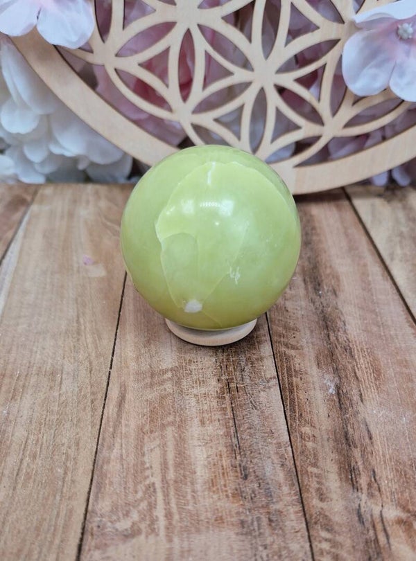 Sphère de Jade lemon