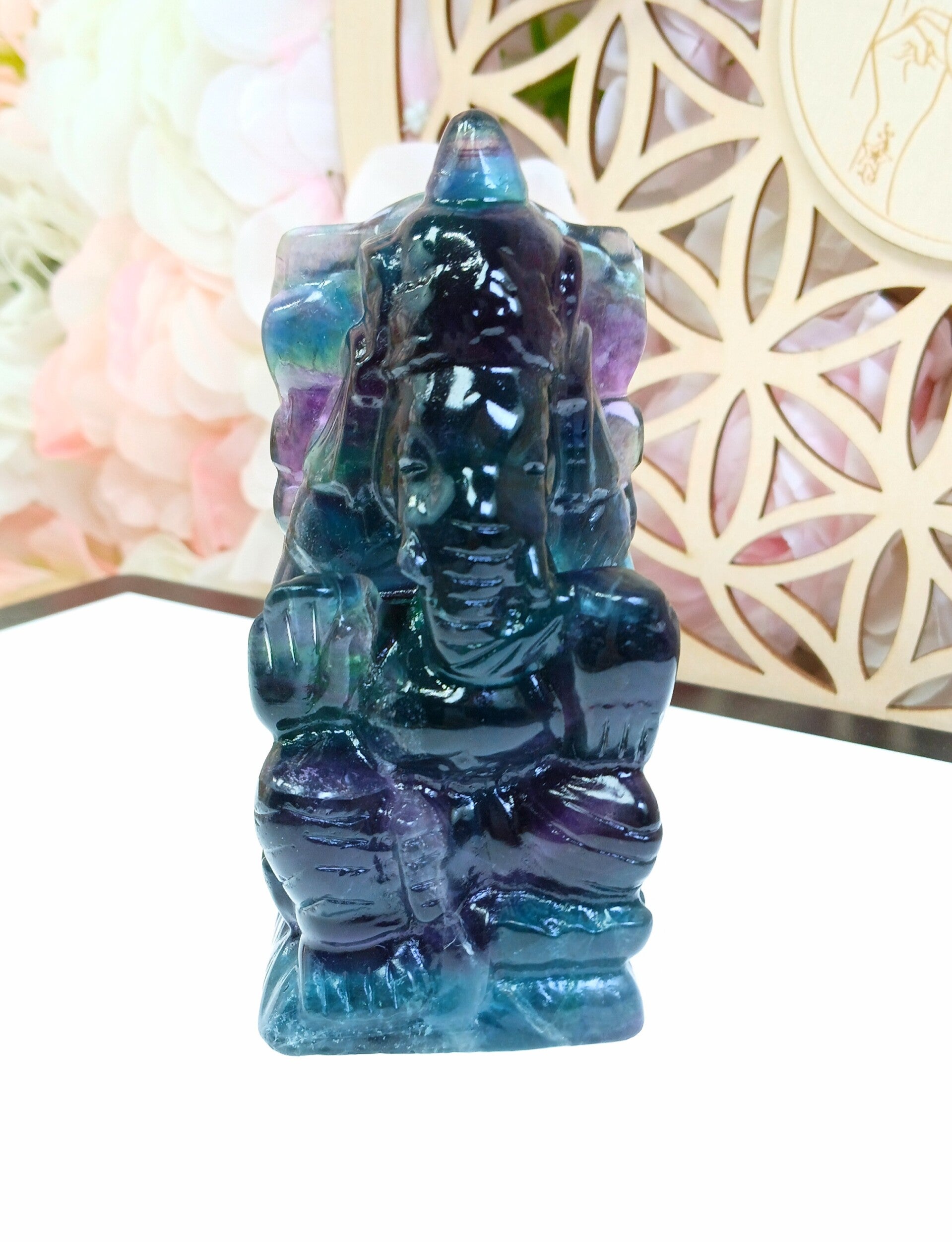 Ganesh en fluorite