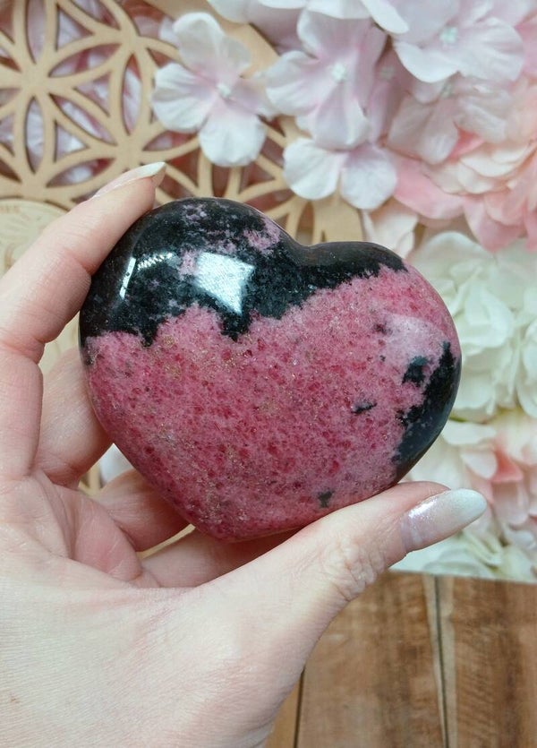 Cœur en Rhodonite