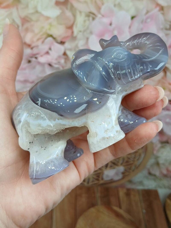 Éléphant en agate 4