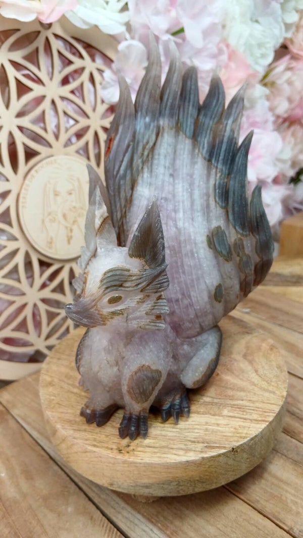 Kitsune Agate et Améthyste
