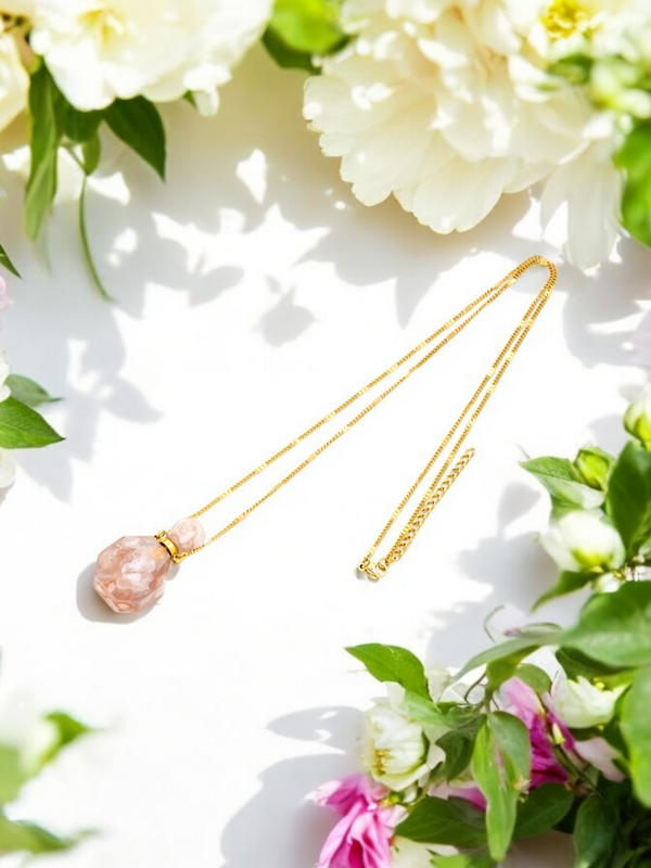 Sautoir parfum Agate fleur