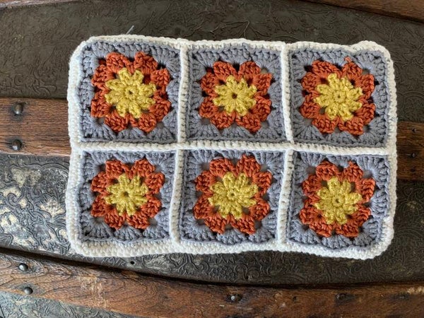 Sojourning Ways Granny Square Cosmetic Bag