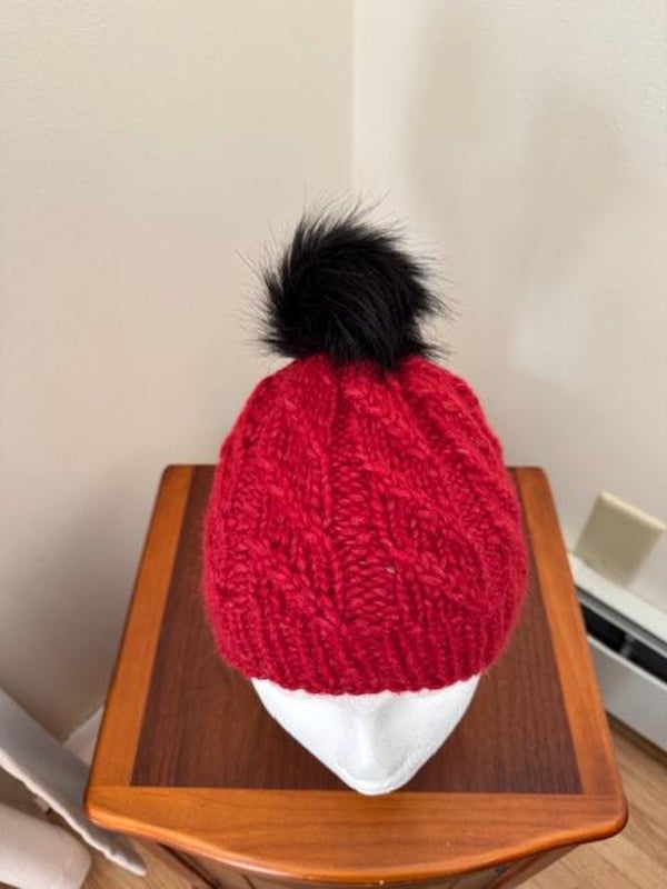 Cranberry Crush Hat and Ear Warmer