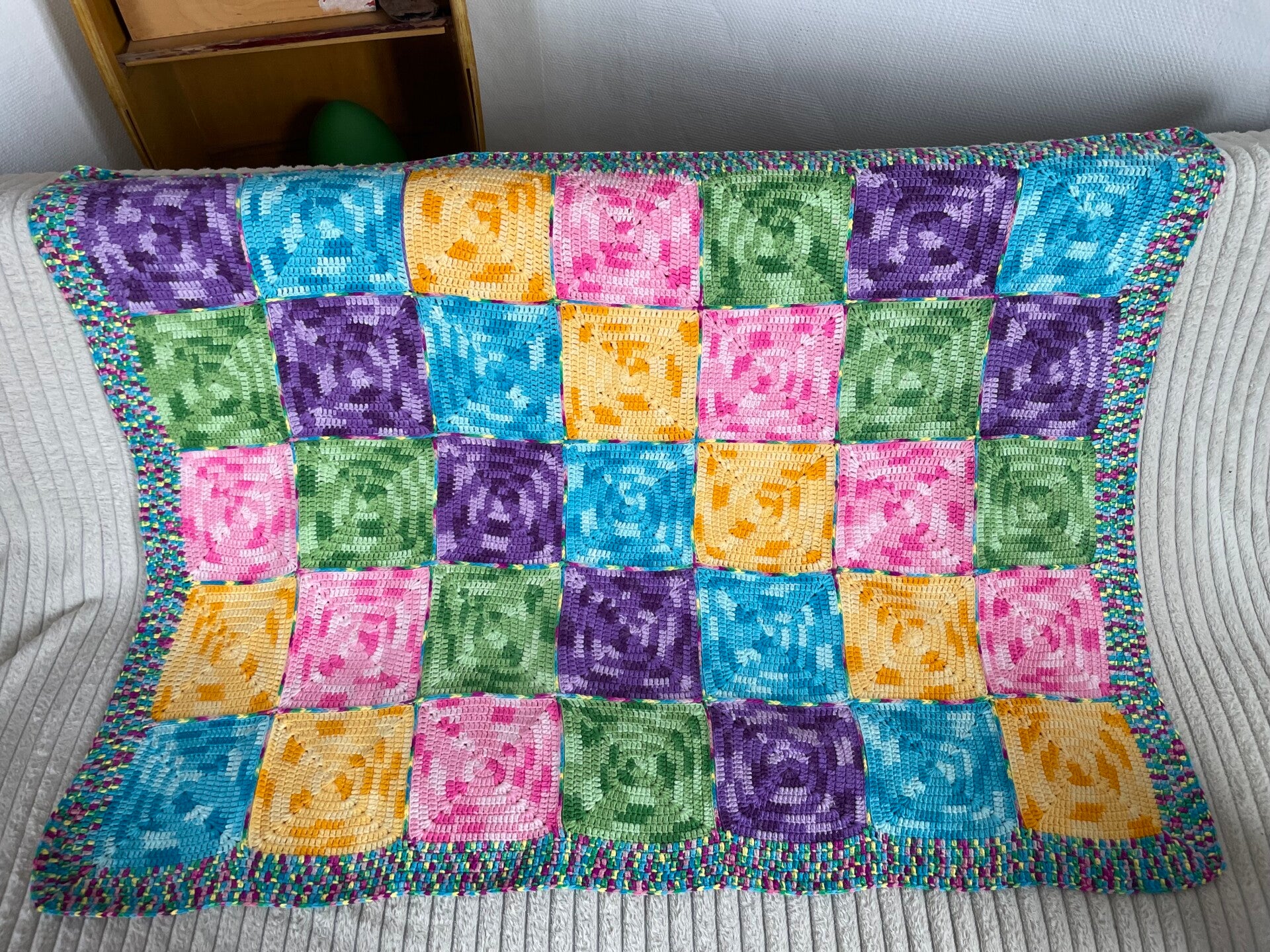 Couverture enfant multicolore 02