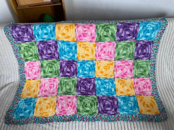 Couverture enfant multicolore 02