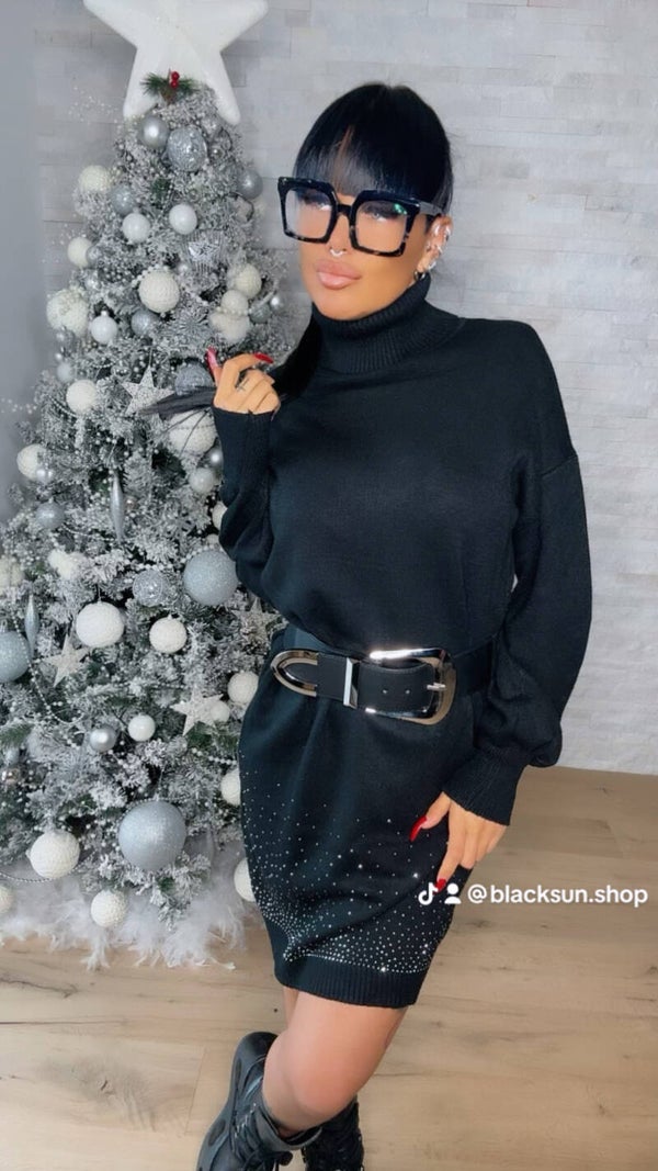 ABITO DOLCEVITA STRASS nero