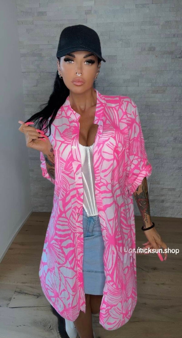 CAMICIA fluo SUMMER PINK