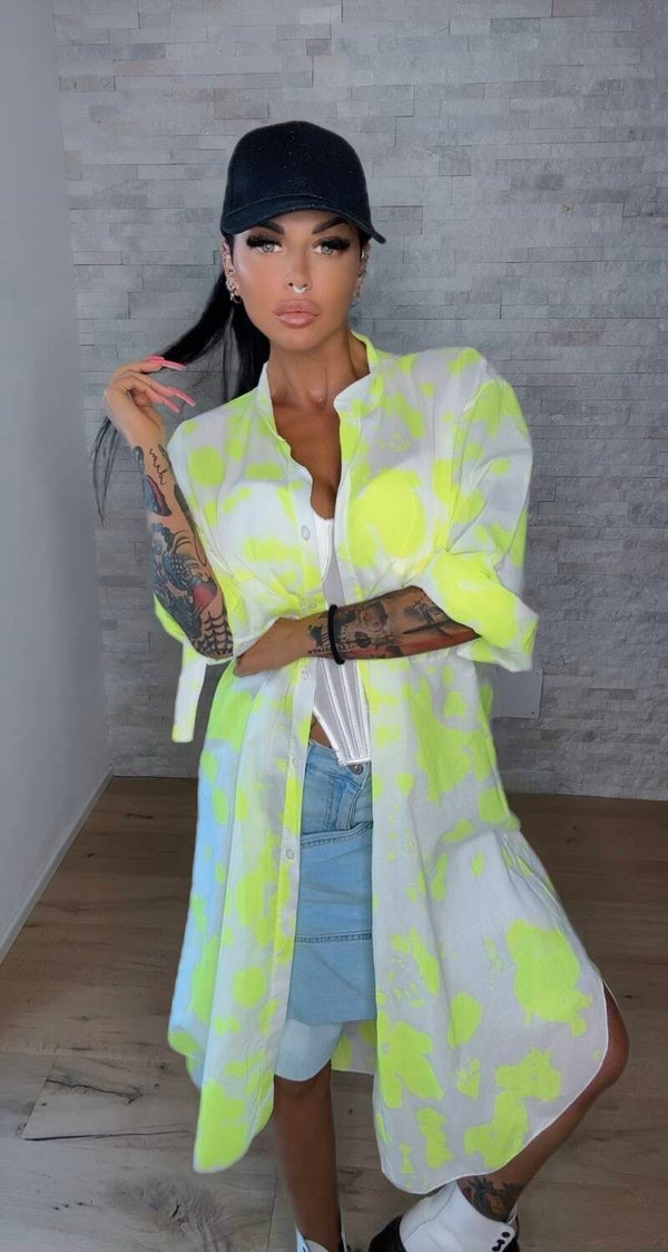 CAMICIA SUMMER fluo  YELLOW