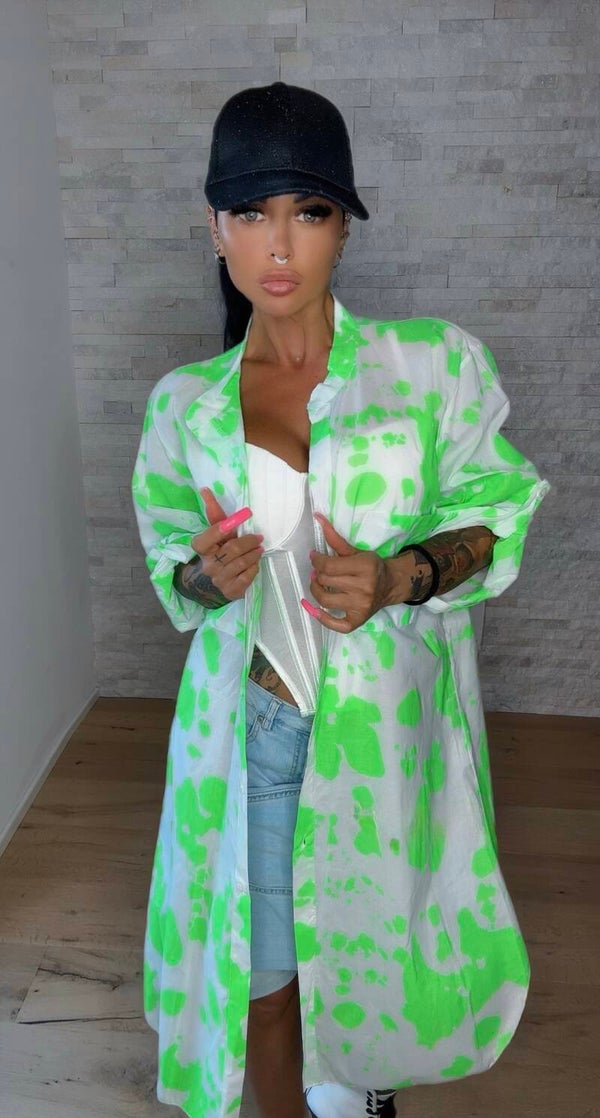 CAMICIA SUMMER fluo GREEN