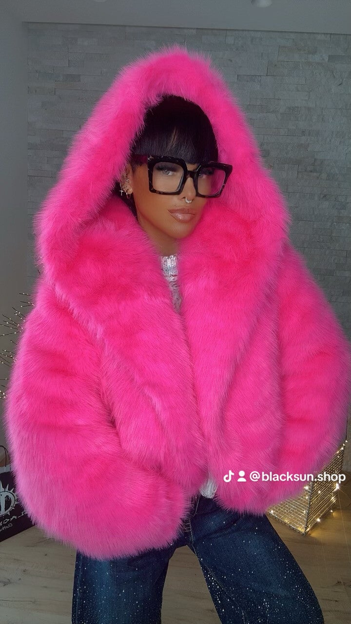 PELLICCIA eco  NUVOLA pink