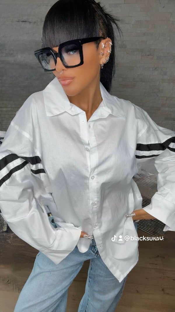CAMICIA OVERSIZE bianco