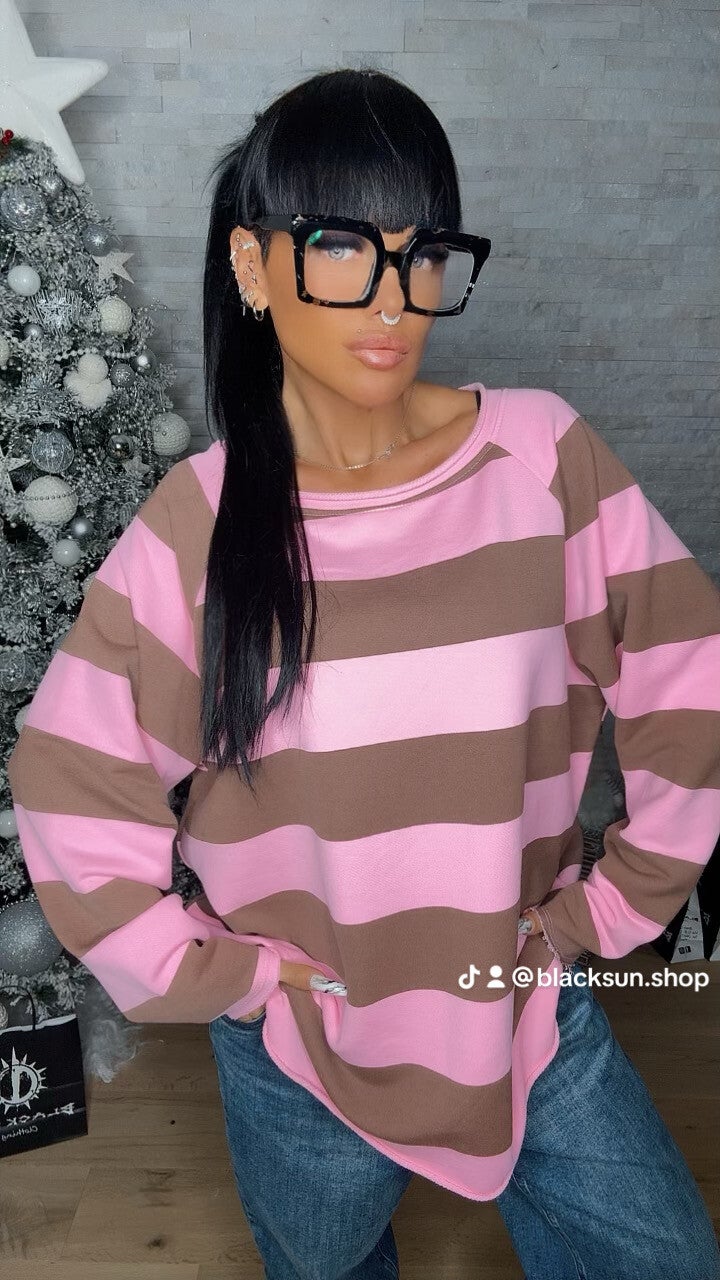 FELPA SCHOOL OVERSIZE rosa