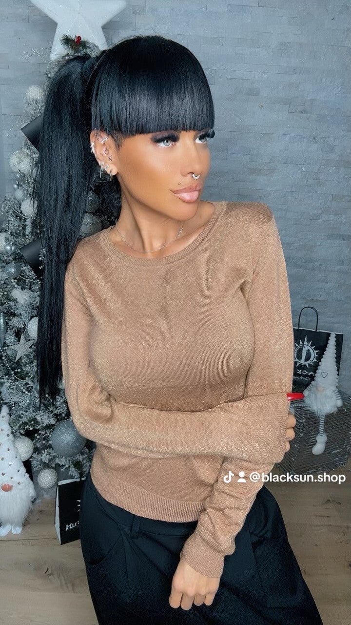 GIROCOLLO LUREX caramel