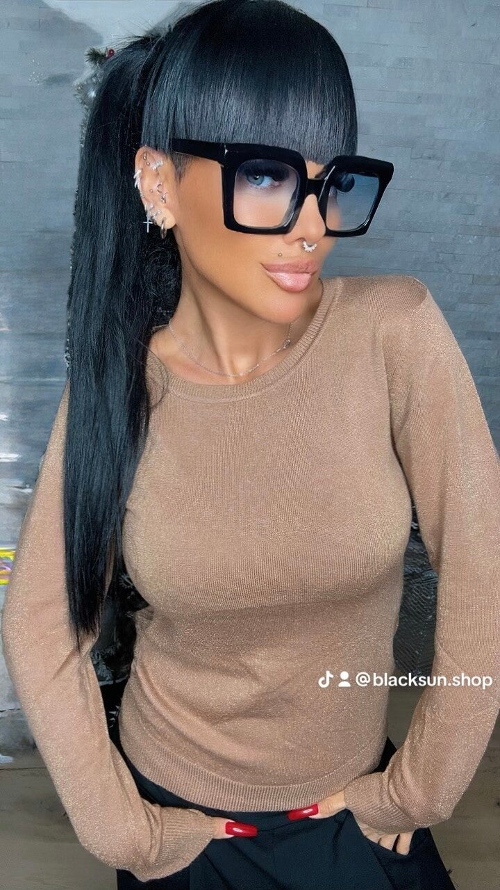 GIROCOLLO LUREX caramel