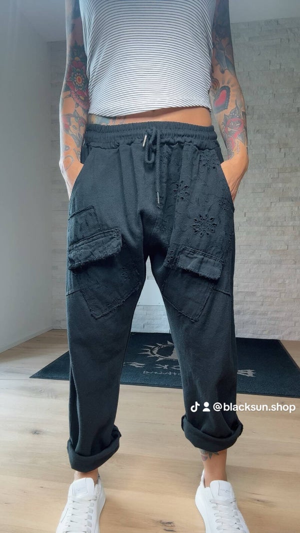 PANTALONE CRAZY nero
