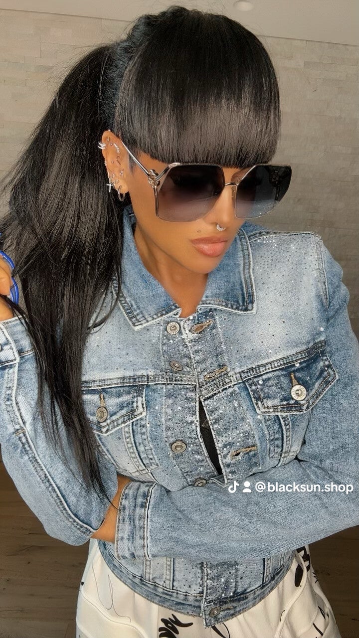 GIUBBINO DIAMOND DENIM