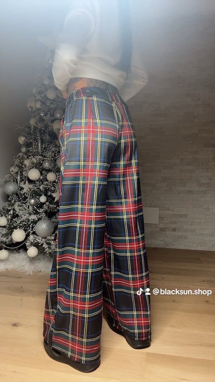 PANTALONE SCOZZESE nero