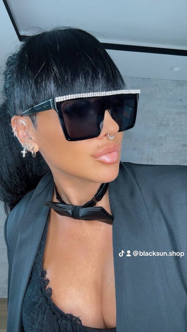OCCHIALE STRASS DARK
